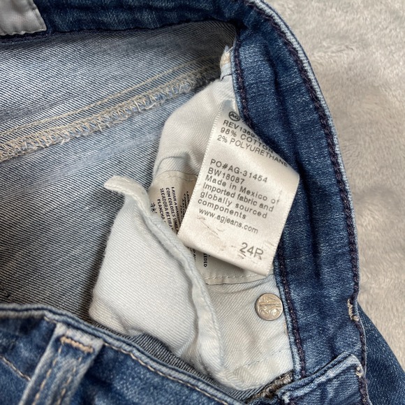 AG Adriano Goldschmied Jeans Women's Size 24R Legging Ankle Super Skinny Blue - Picture 4 of 8